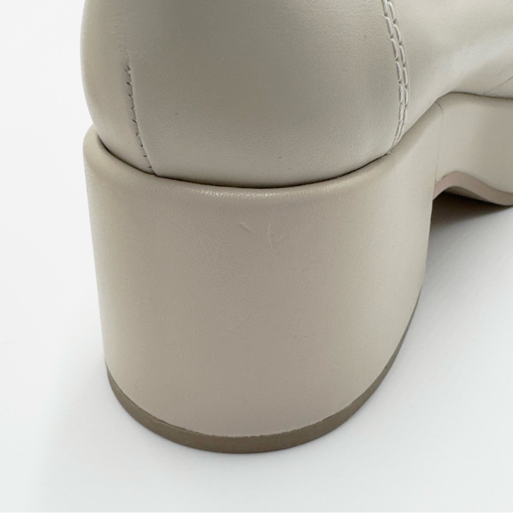 NEW Dolce Vita Yanni Platform Loafer Shoes Round Toe Women's Ivory Size US 7.5 - Picture 12 of 12